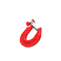 G80 alloy steel forged clevis sling hook with cast latch / lifting sling hook/cast hook